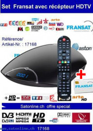 Sat Pay-TV Fransat+ HDTV +Aston Receive