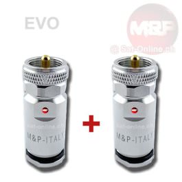 Messi & Paoloni EVO PL-plugs set de 2 pour 7mm coaxial cable