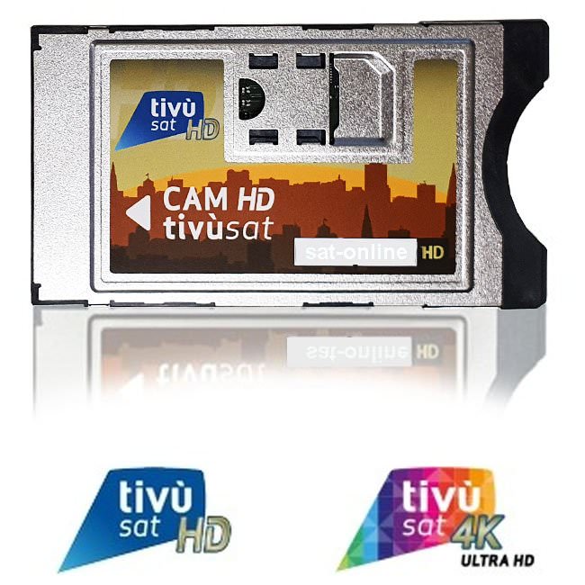 Telesystem TivùSat 4K ULTRA HD CAM + Smartcard – The Tivusat Italian Satellite  TV Online Shop.