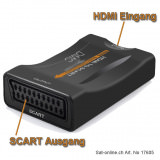 HDMI en SCART Convertisseur downscaler