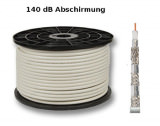 Sat Kabel 100Meter Koax Rolle RG6 140dB