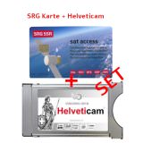 SRG SSR carte avec Helveticam pack Suisse