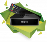 IPTV MAG 410 UHD VOD OTT WiFi Streambo