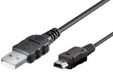 Câble USB 2.0 Type A-Mini 5 Pôle 1m