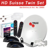 Sat Pack HD Suisse avec 2 récepteurs Viaccess