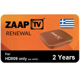 ZaapTV Greek renouvellement 2 ans HD809
