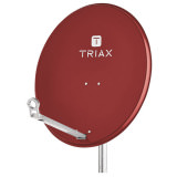 Antenne satellite TRIAX TDA80A 80cm rouge brique