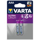 Batterie 2 pezzi. Varta Ultra Lithium AAA