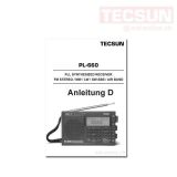 Tecsun PL-660 manuel dutilisation allemand