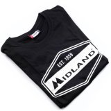 Midland T-Shirt schwarz Grösse L