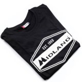 Midland maglietta nera taglia XL