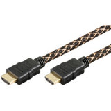 HDMI-Kabel Highspeed Nylon 1m