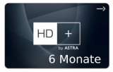 Sat Pay-TV HD Plus Card 6 mesi