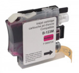 Tinte Col Brother LC 123         MAGENTA