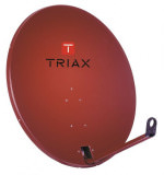 Antenna Sat TRIAX 78cm in alluminio, rosso mattone